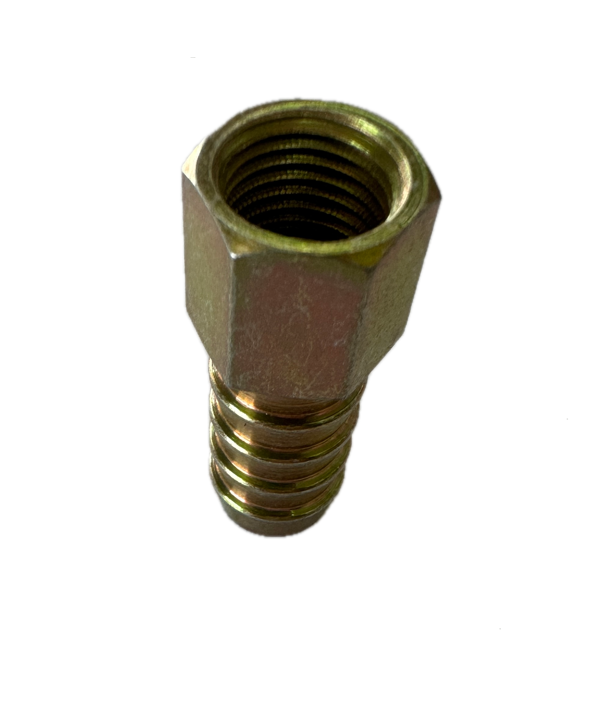 Conector Espiga para Manguera a Rosca Hembra Gas (1/4")