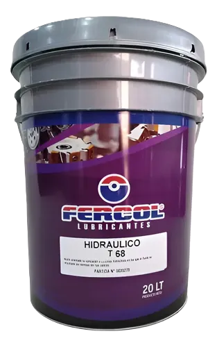 Aceite Hidráulico Fercol T 68 Libre De Zinc Balde 20 Litros