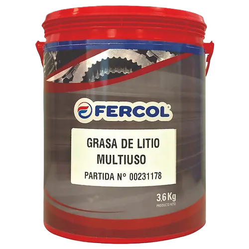 Grasa De Litio Multiuso Balde 3.6 Kg Para Engrase