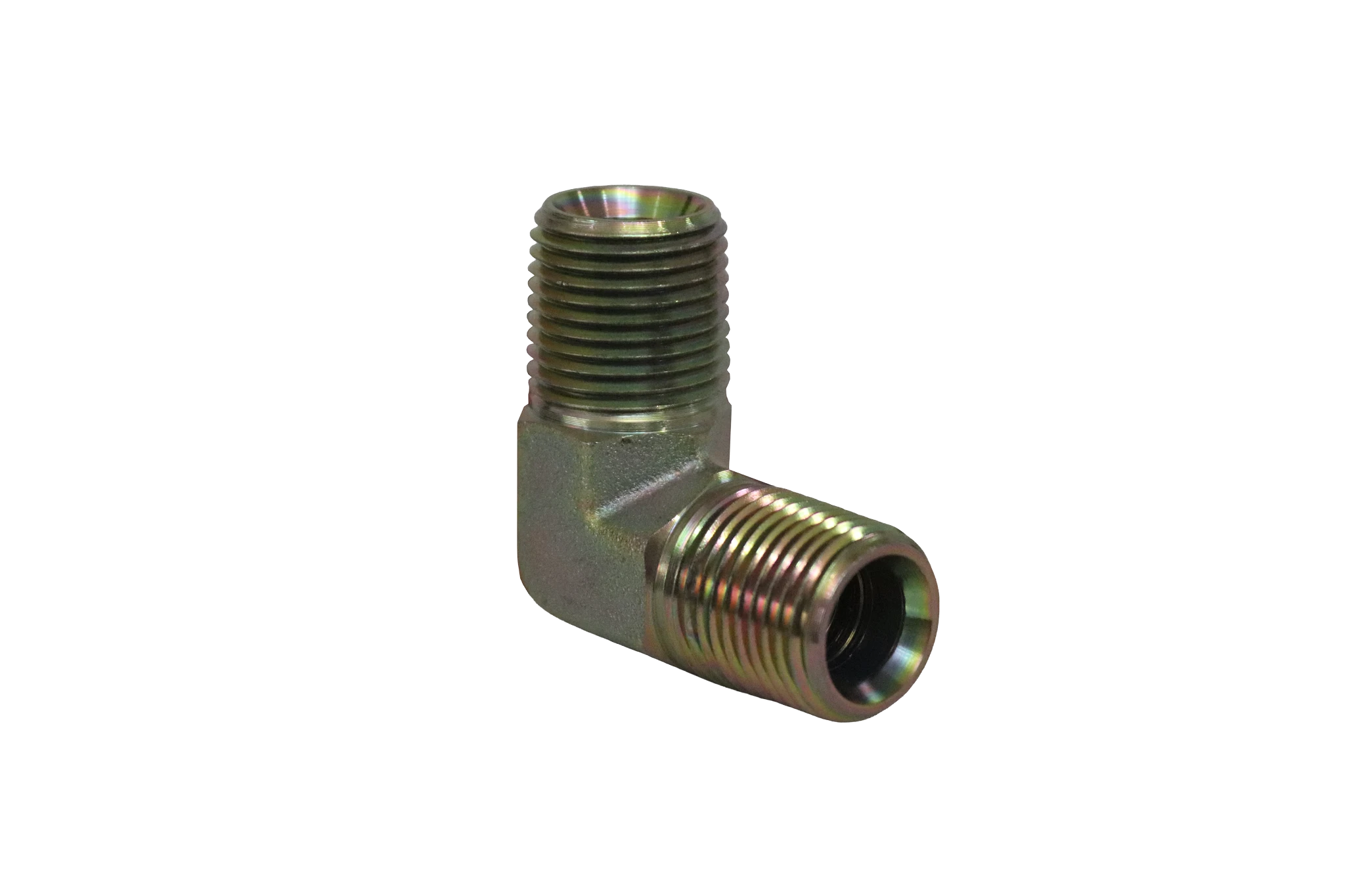 Codo 90° macho × macho NPT