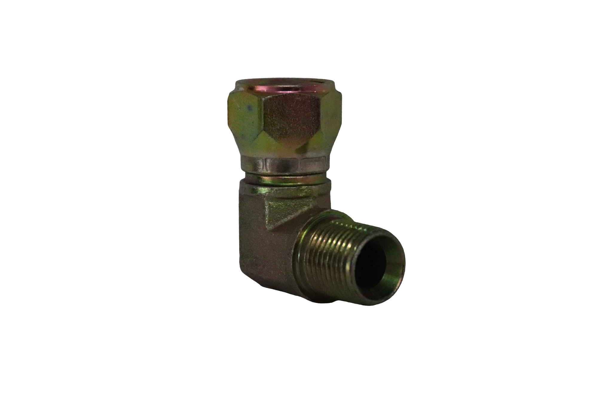 Codo 90° HG AS/T × macho NPT
