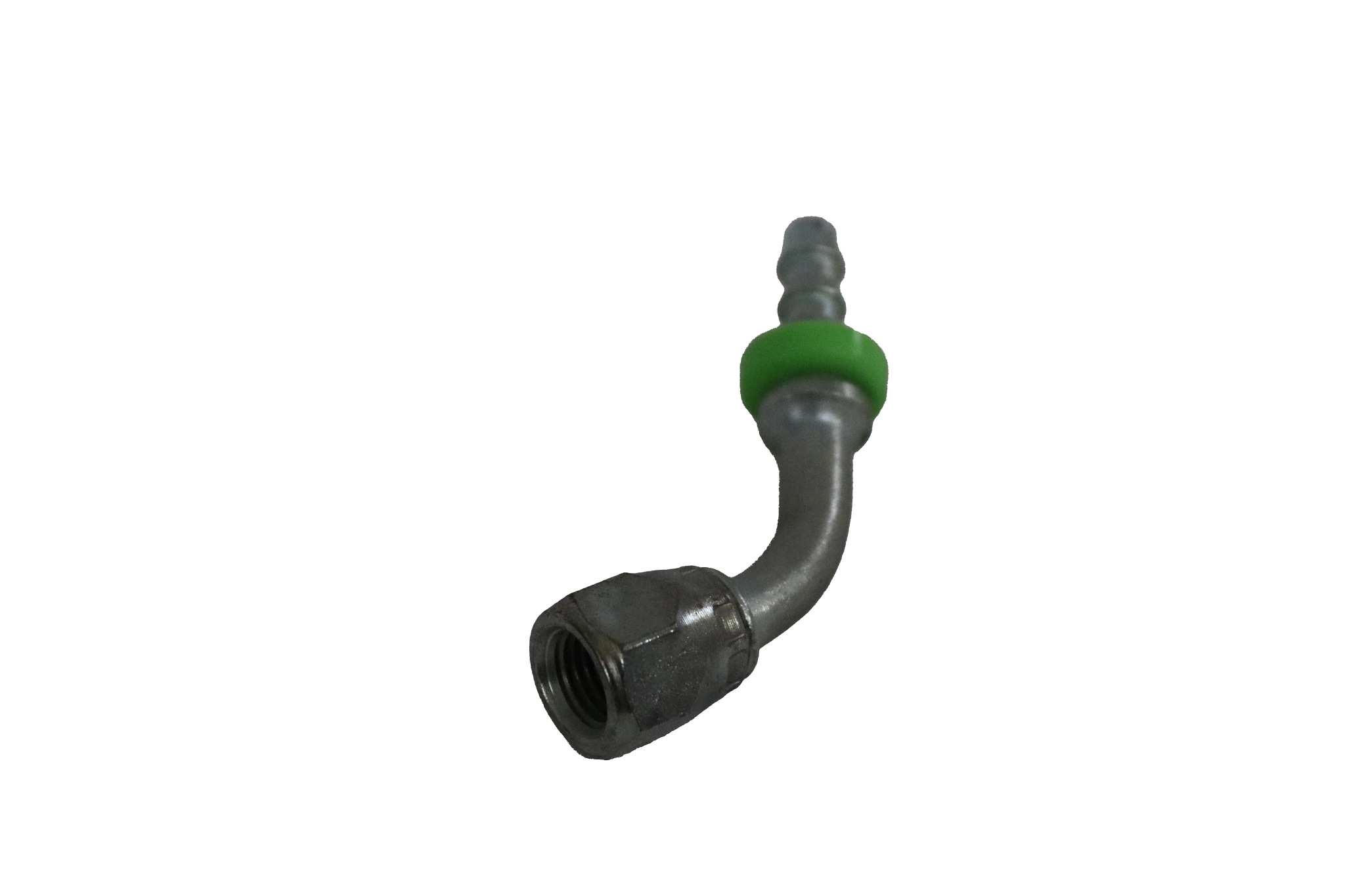 Racor Pushlook codo 90° HG JIC × manguera