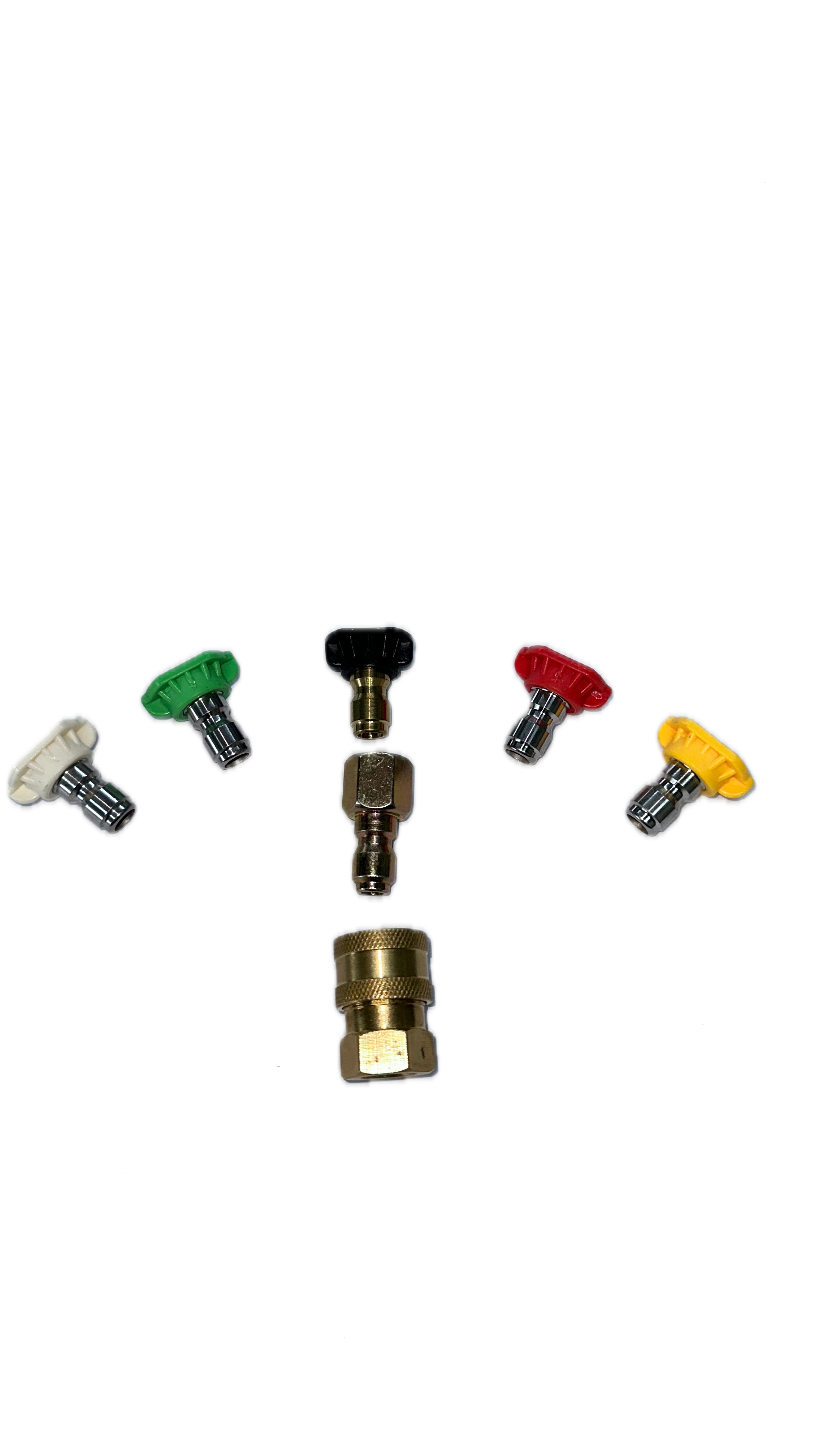 Set de 5 Picos de Lavado para Hidrolavadora (Acople Rápido 1/4")