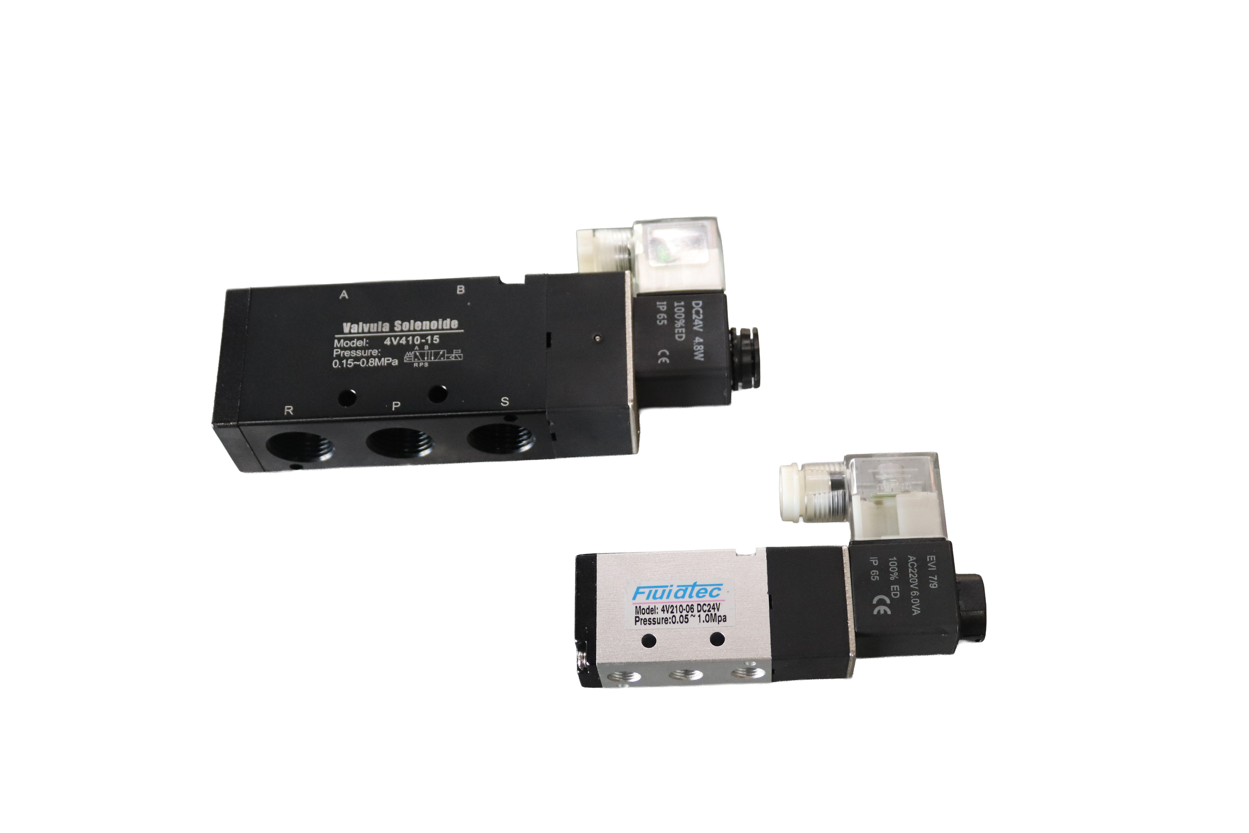 ELECTROVÁLVULA DE 5 VÍAS SIMPLE SOLENOIDE
