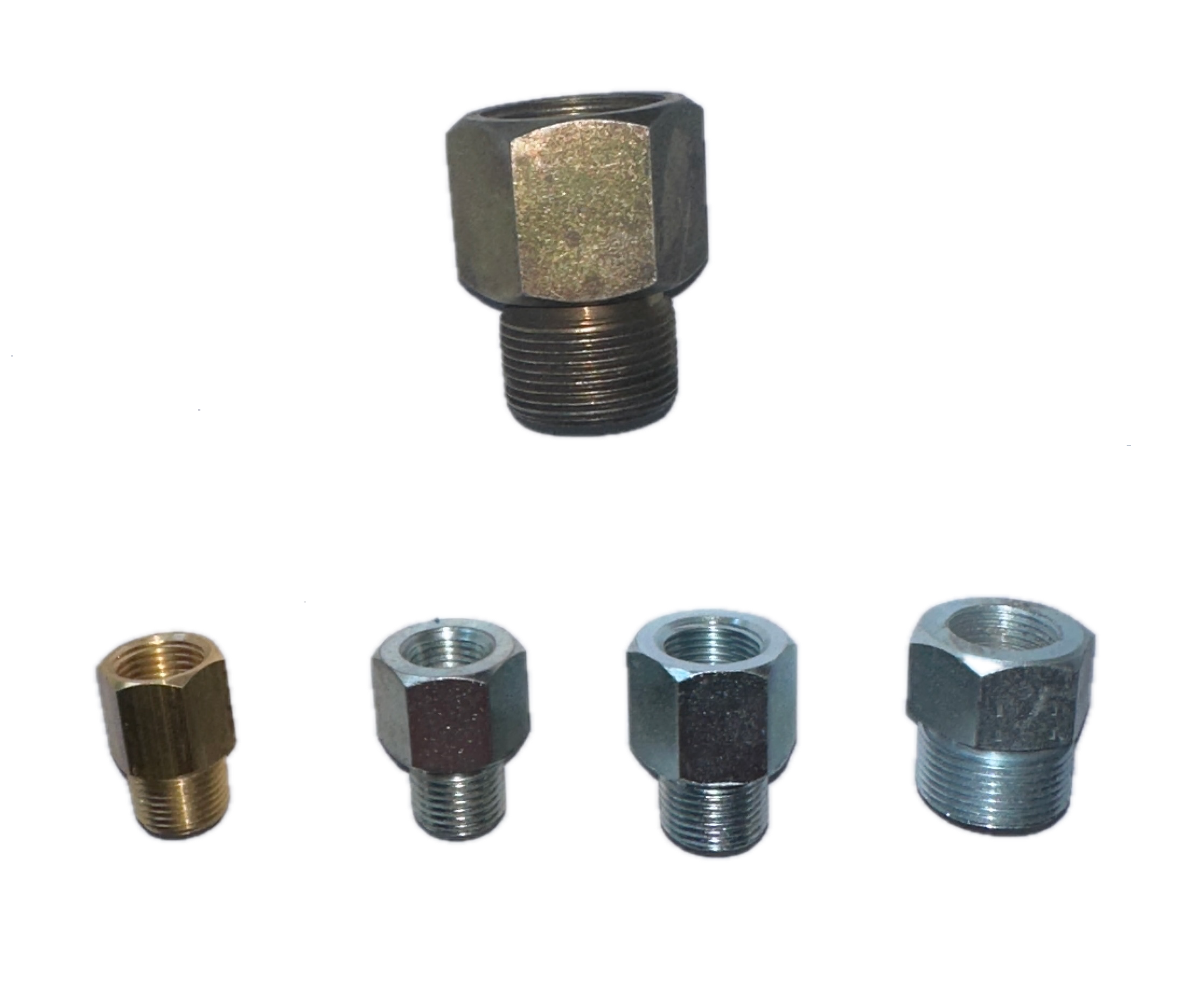 Conector Adaptador Reducción (Rosca Macho Milimétrica x Hembra Gas)